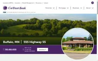 CorTrust Bank of Buffalo website
