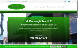 McDonough Tax LLC website