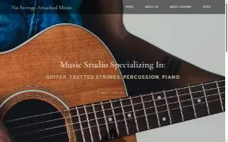 No Strings Attached Music website