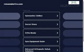 Rebound Orthotics & Prosthetics website
