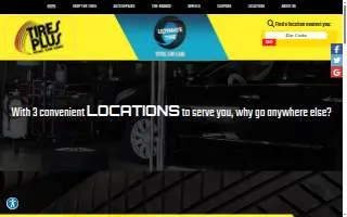 Tires Plus Total Car Care website