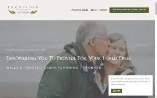 Provision Law Firm PLLC of Burnsville website
