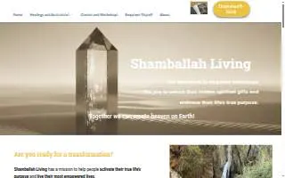 Shamballah Living website