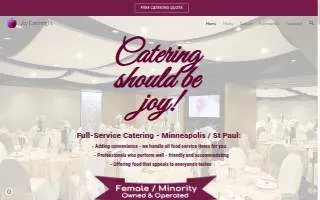 Joy Catering llc of Champlin website