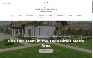 JP Handyman & Remodeling website