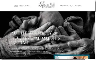 Life In Full Photography LLC website