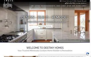 Destiny Homes website