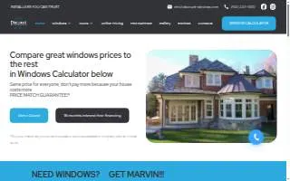 Discount Windows of Chanhassen website