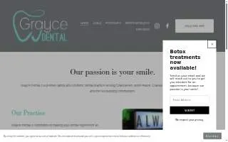 Grayce Dental website