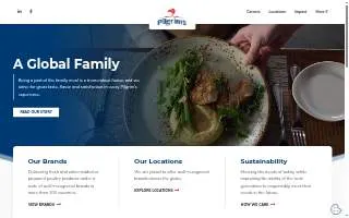 Pilgrim Dry Cleaners website