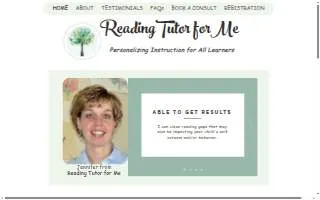Reading Tutor for Me of Chaska website