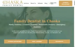 Chaska Family Dental website