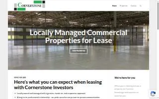 Cornerstone Investors website