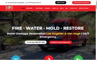 SOS Cleaning & Restoration - Chaska website