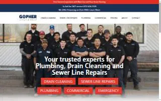 Gopher Sewer and Drain of Columbia Heights website