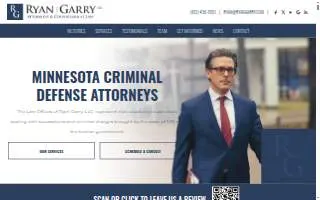 Ryan Garry LLC, Minneapolis Criminal Defense Attorneys of Golden Valley website