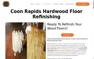 Choice Hardwoods of Coon Rapids website