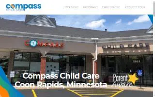 Compass Child Care of Coon Rapids website