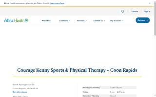 Courage Kenny Sports & Physical Therapy – Coon Rapids
