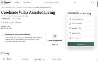 Creekside Villas Assisted Living
