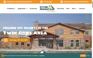Stone Mountain Pet Lodge - Blaine Radisson website