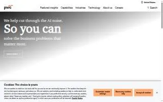 PwC of Westford website