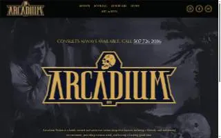 Arcadium Tattoo website