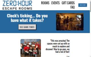 Zero Hour Escape Rooms | Minneapolis
