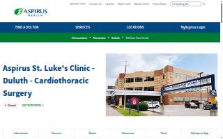 Aspirus St. Luke's Clinic - Duluth - Cardiothoracic Surgery