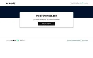 CHOICE, unlimited website