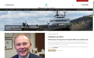 Dahlberg Law Office website