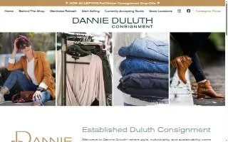 Dannie Duluth Consignment website