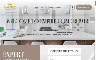 Empire Home Repair website