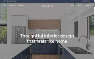 Hemma Living - Design That Feels Like Home website