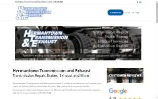 Hermantown Transmission & Exhaust website