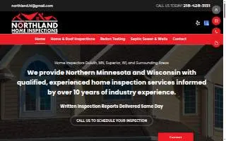 Northland Home Inspections LLC website