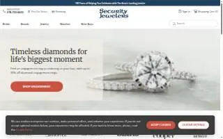 Security Jewelers website