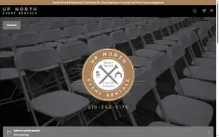 Up North Event Rentals LLC of Duluth website