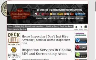 A2Z Home Inspections website