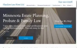 Flanders Law Firm website