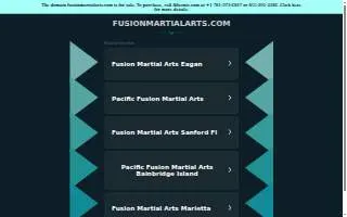 Fusion Martial Arts of Eagan website
