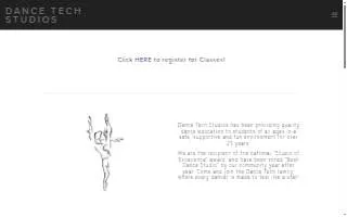 Dance Tech Studios website