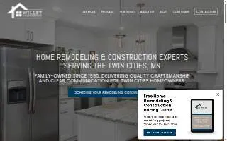 Willet Remodeling & Construction, Inc. website