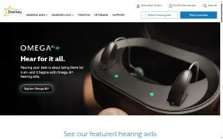 Starkey Hearing Technologies website
