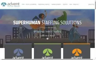 Advent Talent Group website