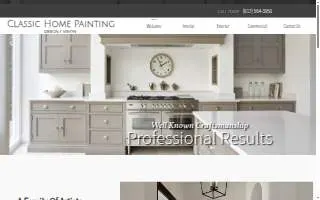 Classic Home Painting website