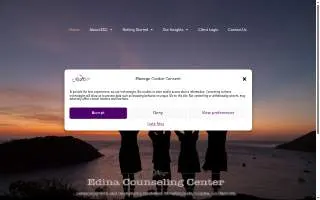 Edina Counseling Center website