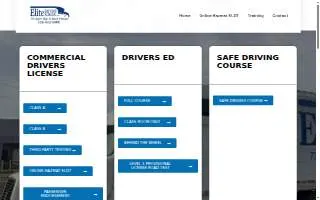 Elite Driving School of Edina website