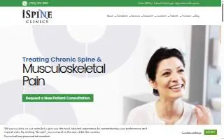 iSpine Clinics website