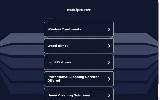 MaidPro of Edina website